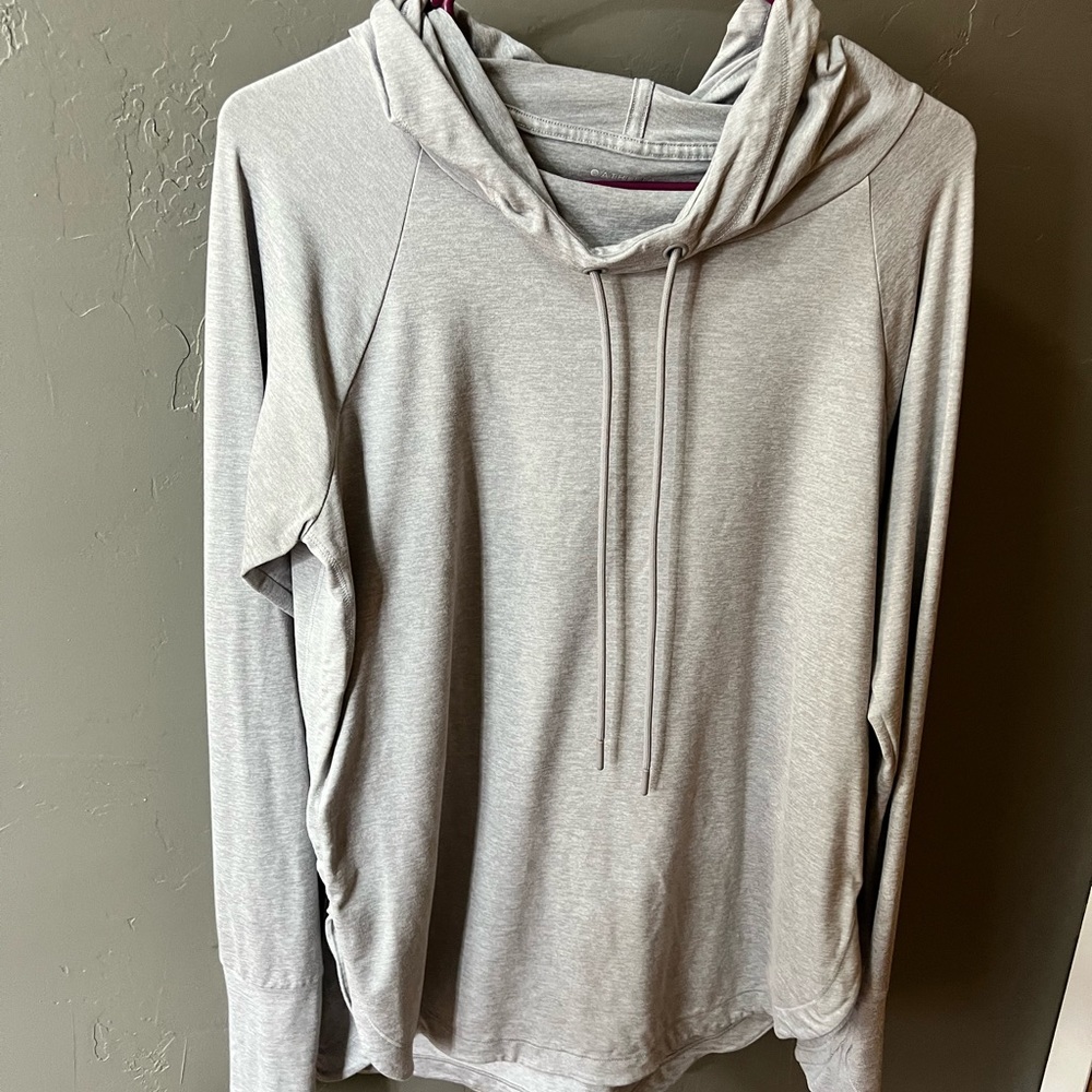 Grey Athleta uptempo hoodie